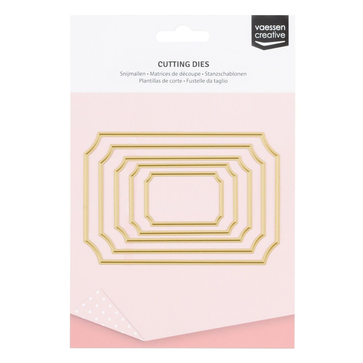 Vaessen creative • matrices de découpe tickets 5 pcs.