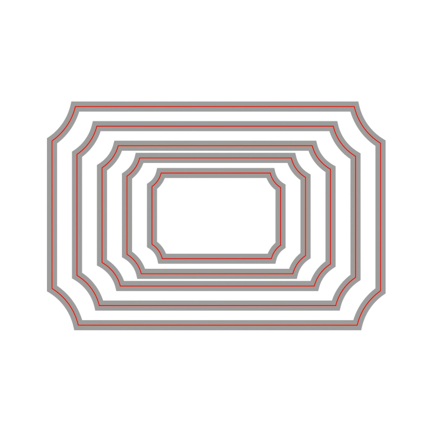 Vaessen creative • matrices de découpe tickets 5 pcs.