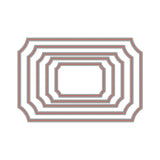 Vaessen creative • matrices de découpe tickets 5 pcs. - afbeelding 2