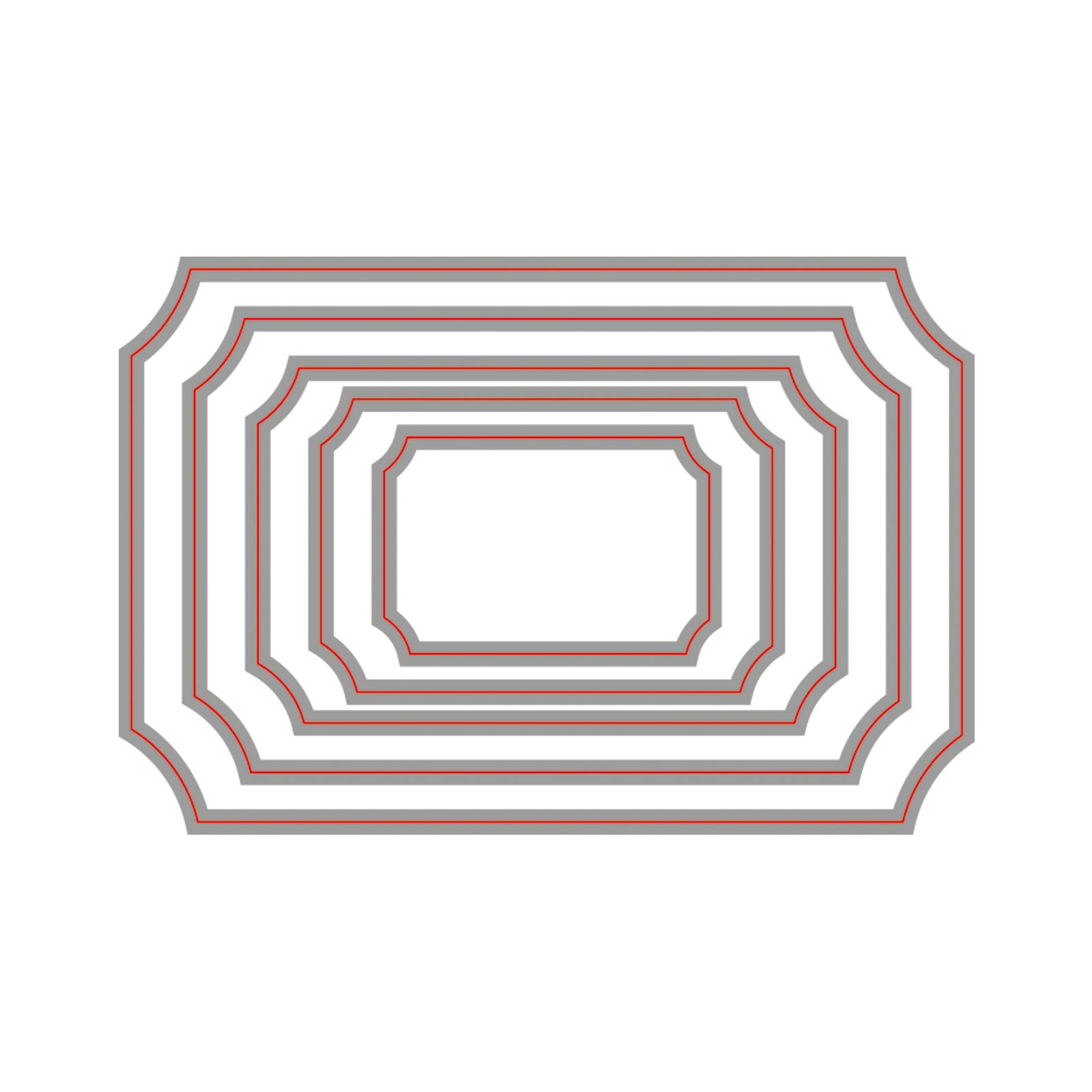 Vaessen creative • matrices de découpe tickets 5 pcs.