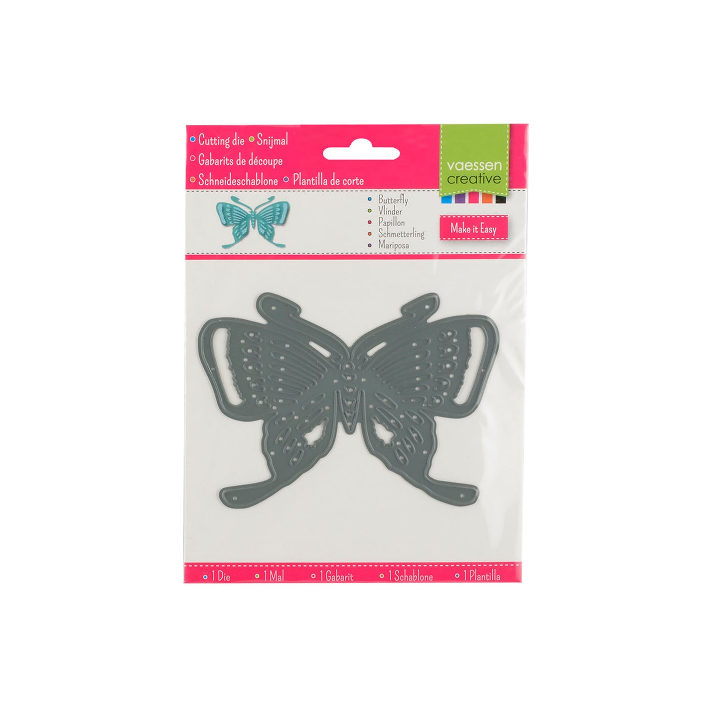 Vaessen creative • gabarit de découpe papillon 9,3x6,5cm