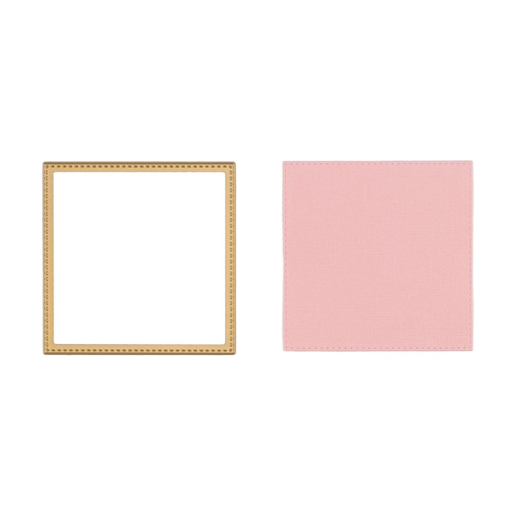 Vaessen creative • matrices de découpe essentials carré 8 pcs.