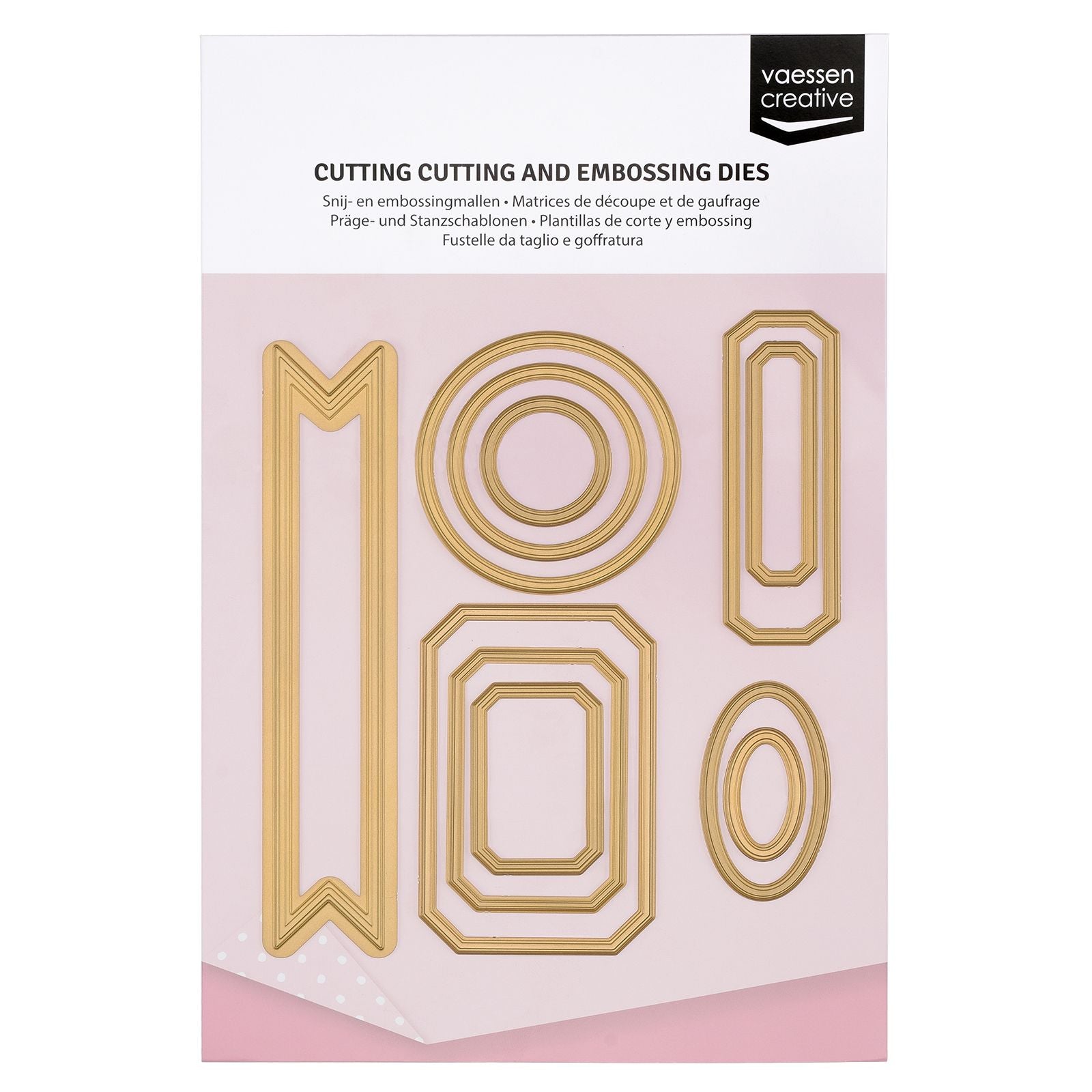 Vaessen creative • matrices de découpe essentials tickets 11pcs.