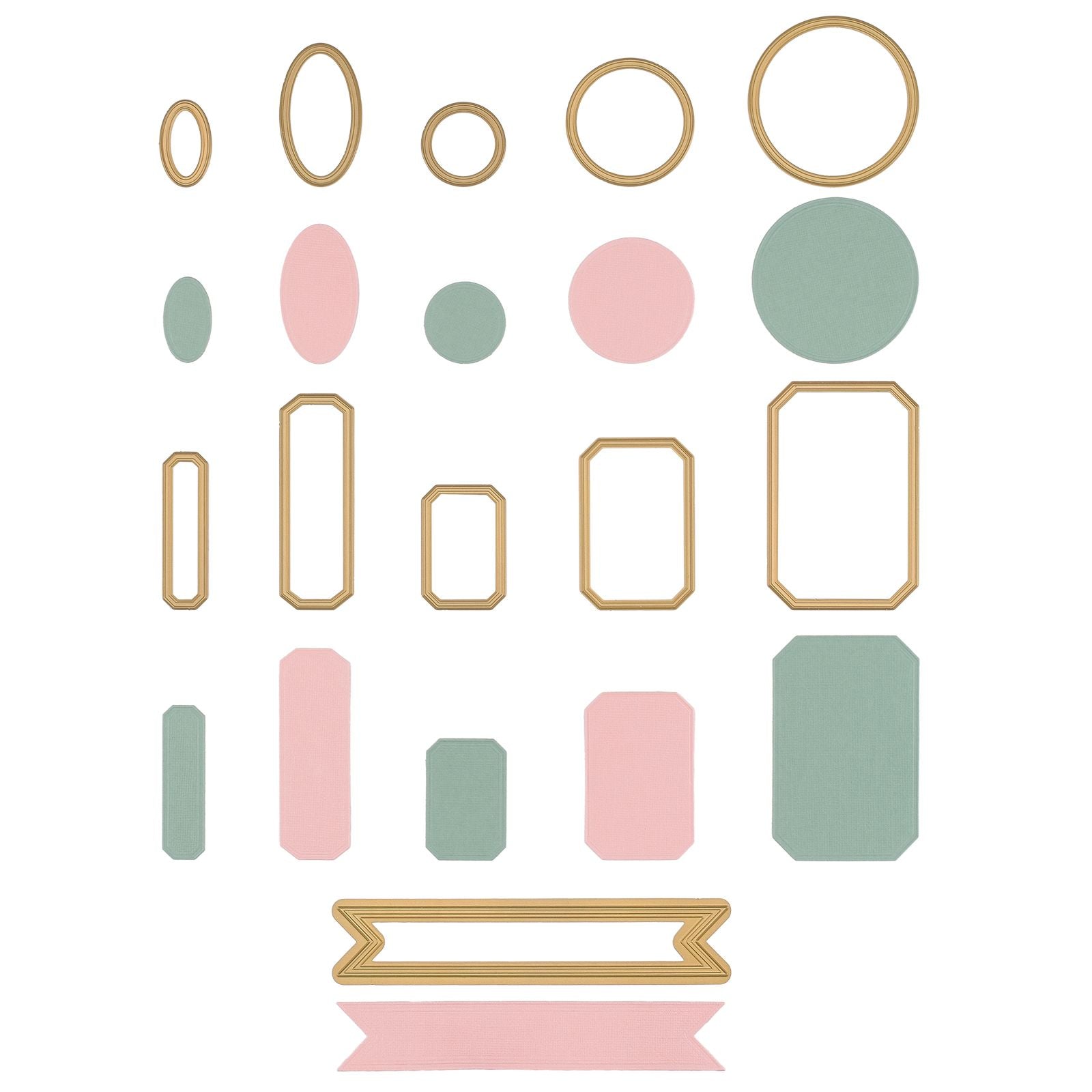 Vaessen creative • matrices de découpe essentials tickets 11pcs.