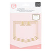 Vaessen creative • matrices de découpe rolodex angulaire 3 pcs.