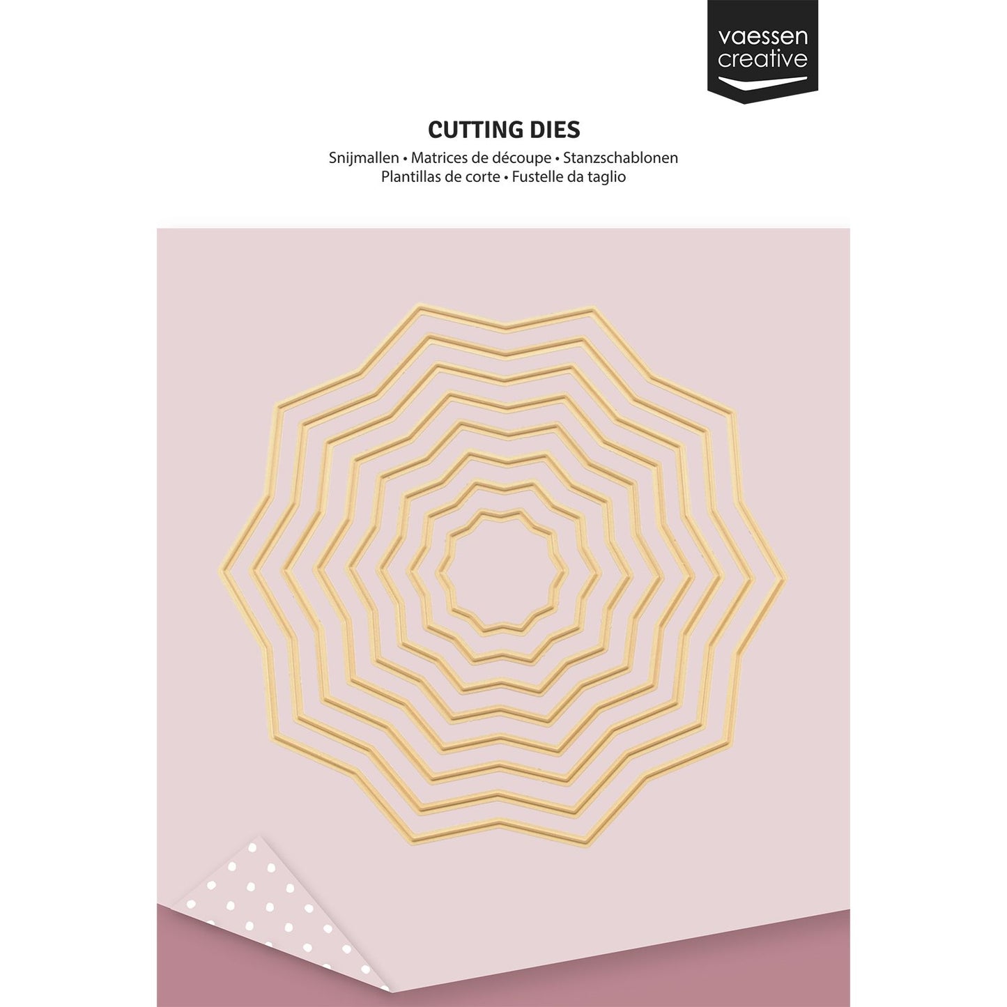 Vaessen creative • matrices de découpe étoiles 8 pcs.