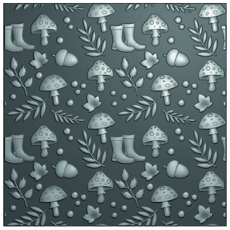 Vaessen creative • dossier de gaufrage chiffres d'automne 15x15cm 1er.
