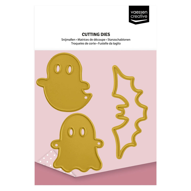 Vaessen creative • matrices de découpe et de gaufrage Ghost Bat Friends 3 pcs.