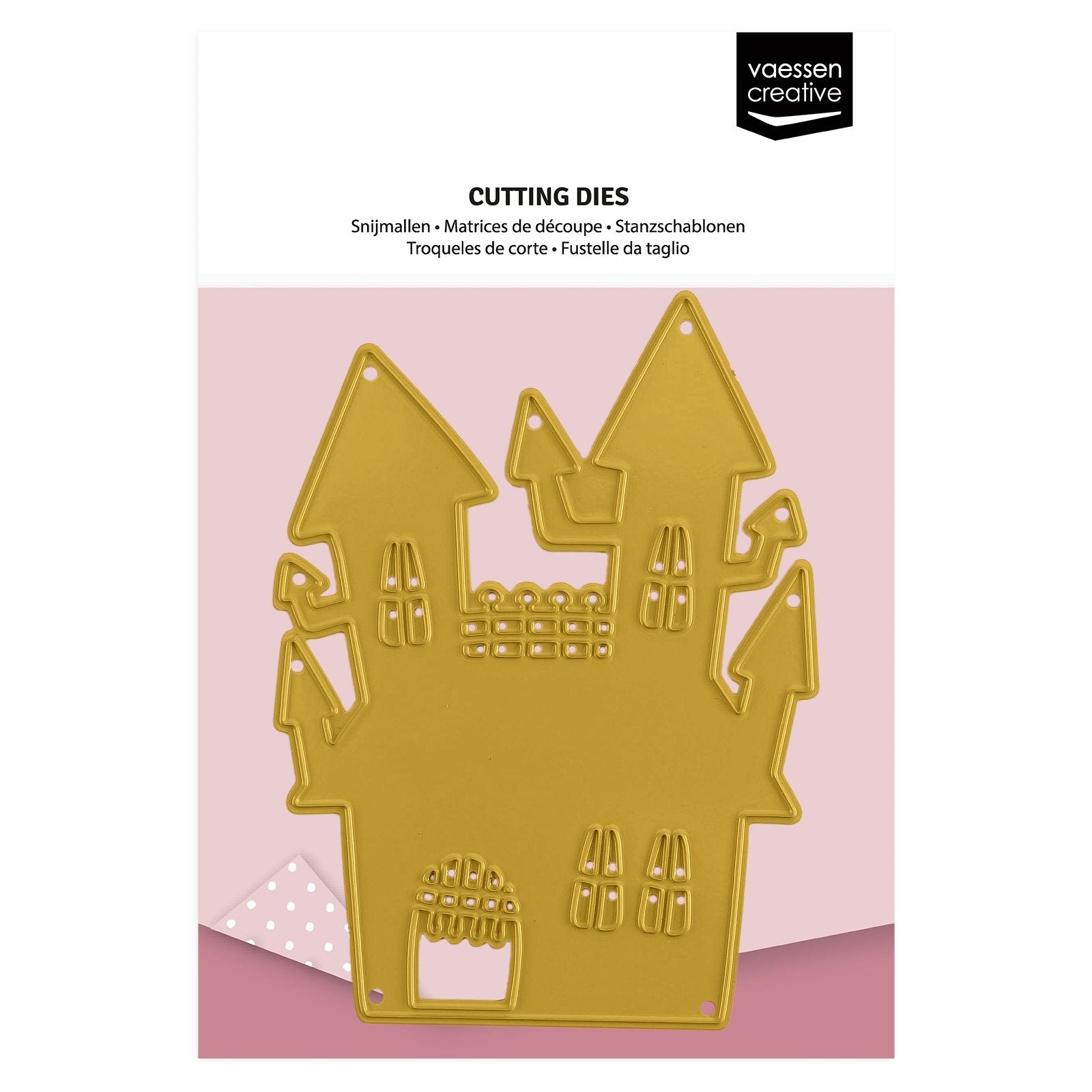 Vaessen creative • moules à découper maison hantée 7x9,5cm