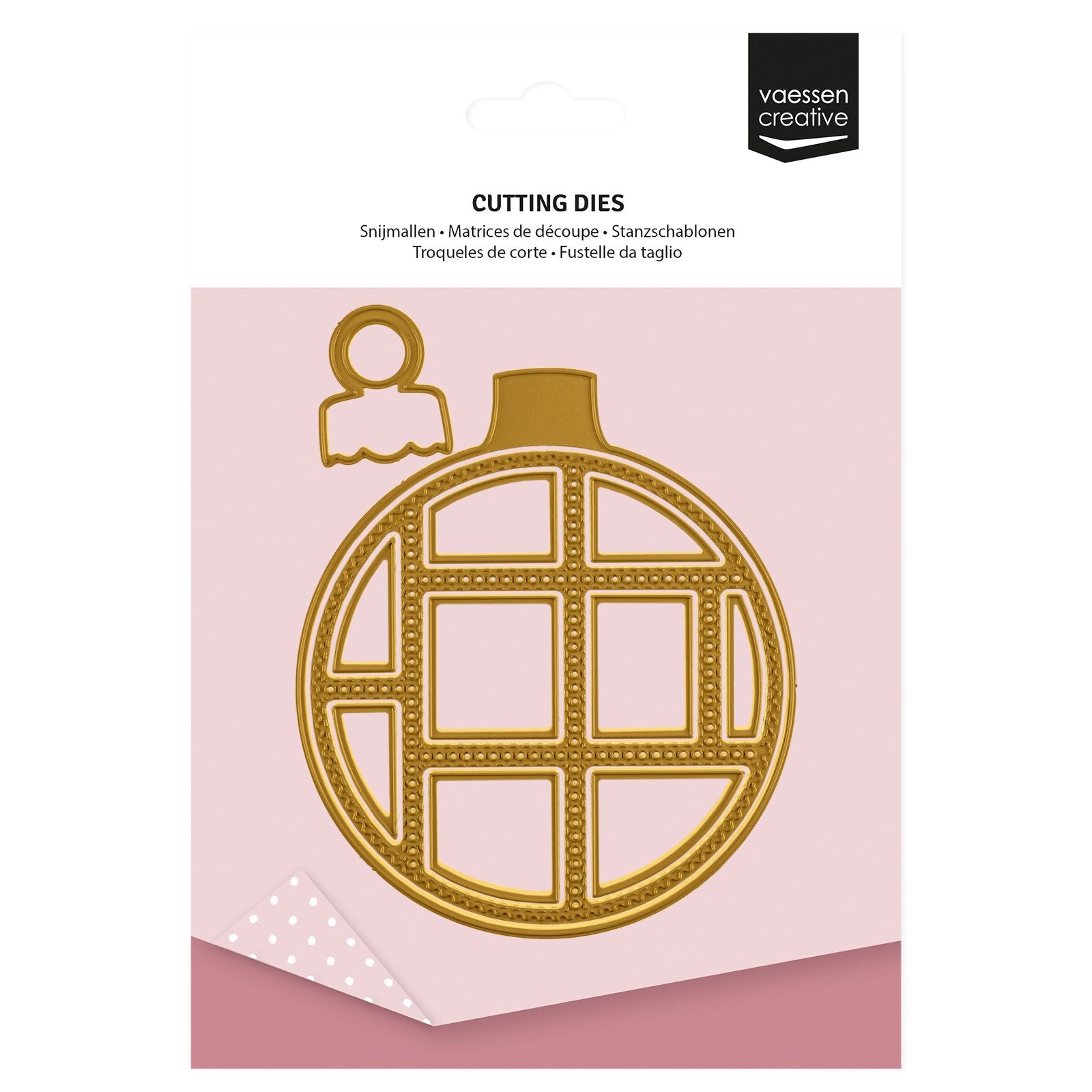 Vaessen creative • matrices de découpe Boule de Noël 12 pcs.