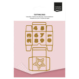 Vaessen creative • matrices de découpe calendrier de l'avent boîte 14 pcs. - afbeelding 1