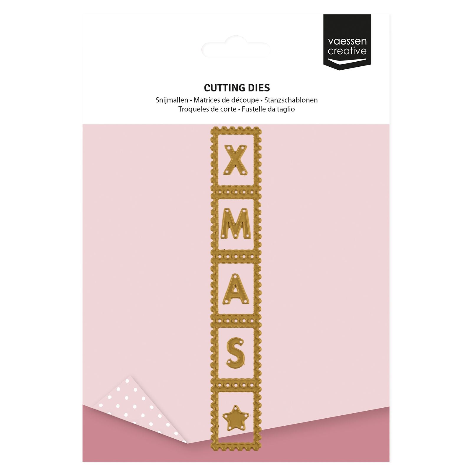 Vaessen creative • matrices de découpe bande de tampon 6 pcs.