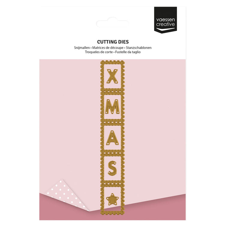 Vaessen creative • matrices de découpe bande de tampon 6 pcs.