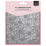 Vaessen creative • Dossier de gaufrage 3D Rose de Noël 15x15cm - afbeelding 1