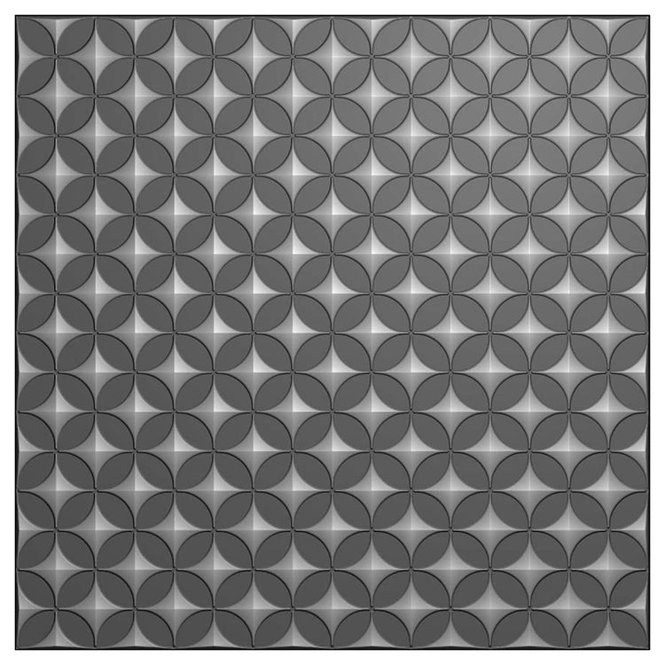 Vaessen creative • Dossier de gaufrage 3D étoiles graphiques 15x15cm