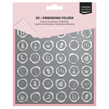 Vaessen creative • dossier de gaufrage tampons de cire 15x15cm - afbeelding 1