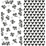 Vaessen creative • tampons transparents fond coeurs fleurs 2pcs. - afbeelding 2