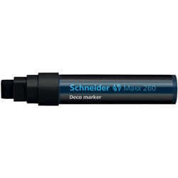 Marqueur à craie Schneider maxx260 noir 2-15 mm