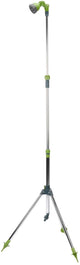 Douche de jardin Kinzo avec trépied - douche extérieure réglable jusqu'à 220 cm - 7 positions de jet