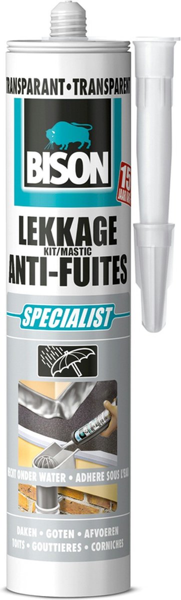 Bison 1029674 - kit de fuite b 300ml transp | 3 pièces