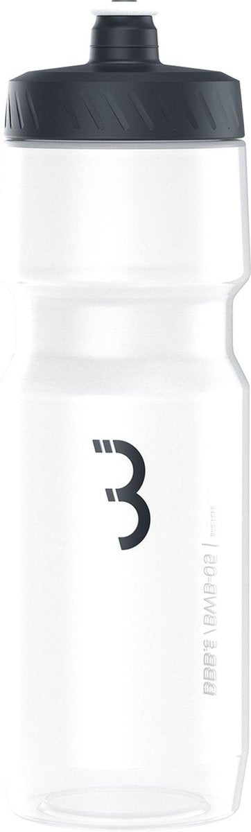 Bbb cycling comptank xl gourde vélo de course - capacité 700 ml - gourde vélo - sans bpa - blanc noir - bwb-05