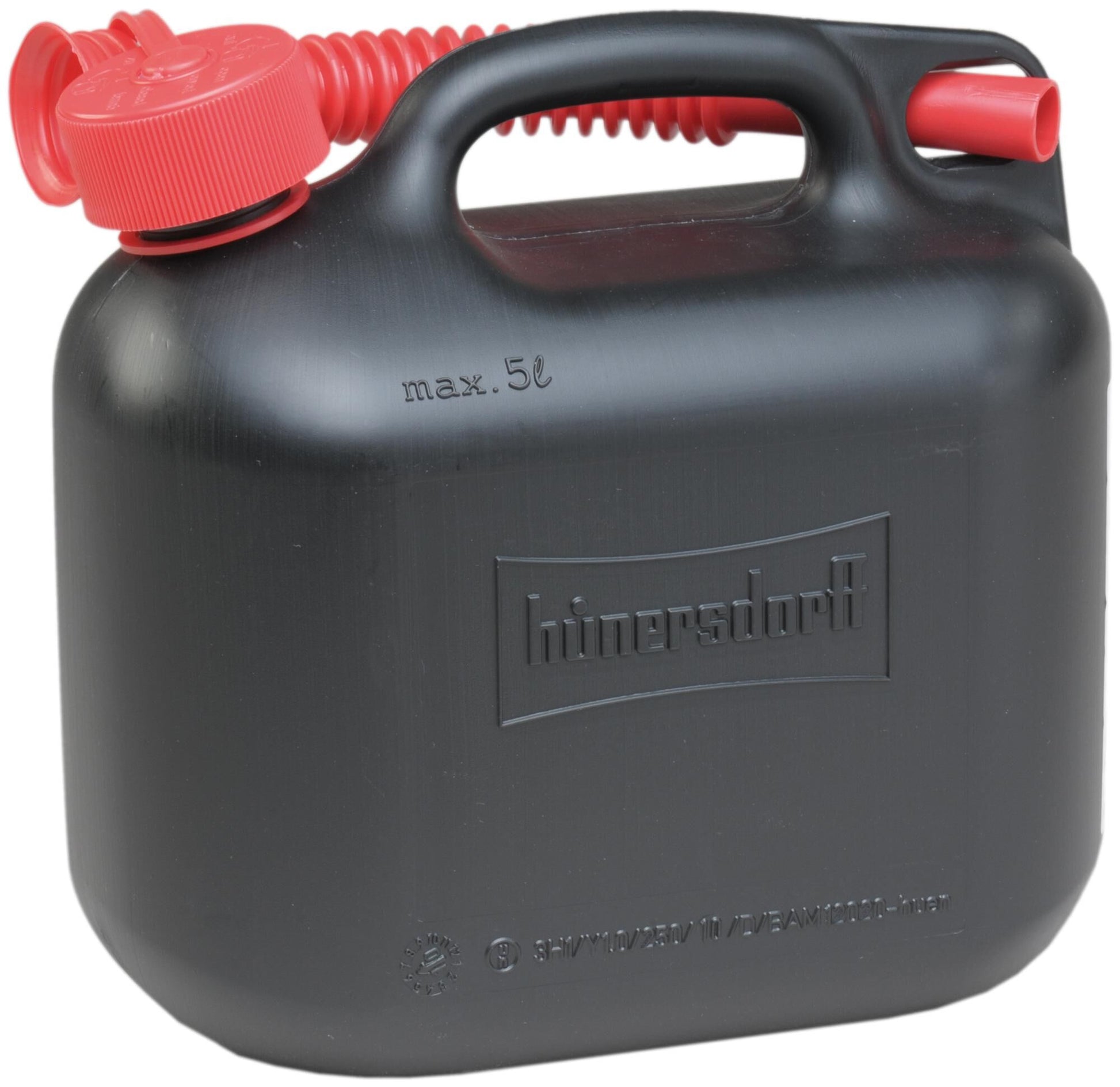 Hünersdorff Gaszin Canist. 5L Plastique noir, un