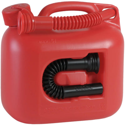 Hünersdorff à essence cartouche 5L Plastique rouge, un