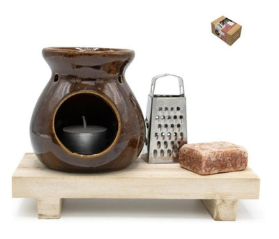 Idées 4 saisons avec amour coffret cadeau ambre du Vésuve
