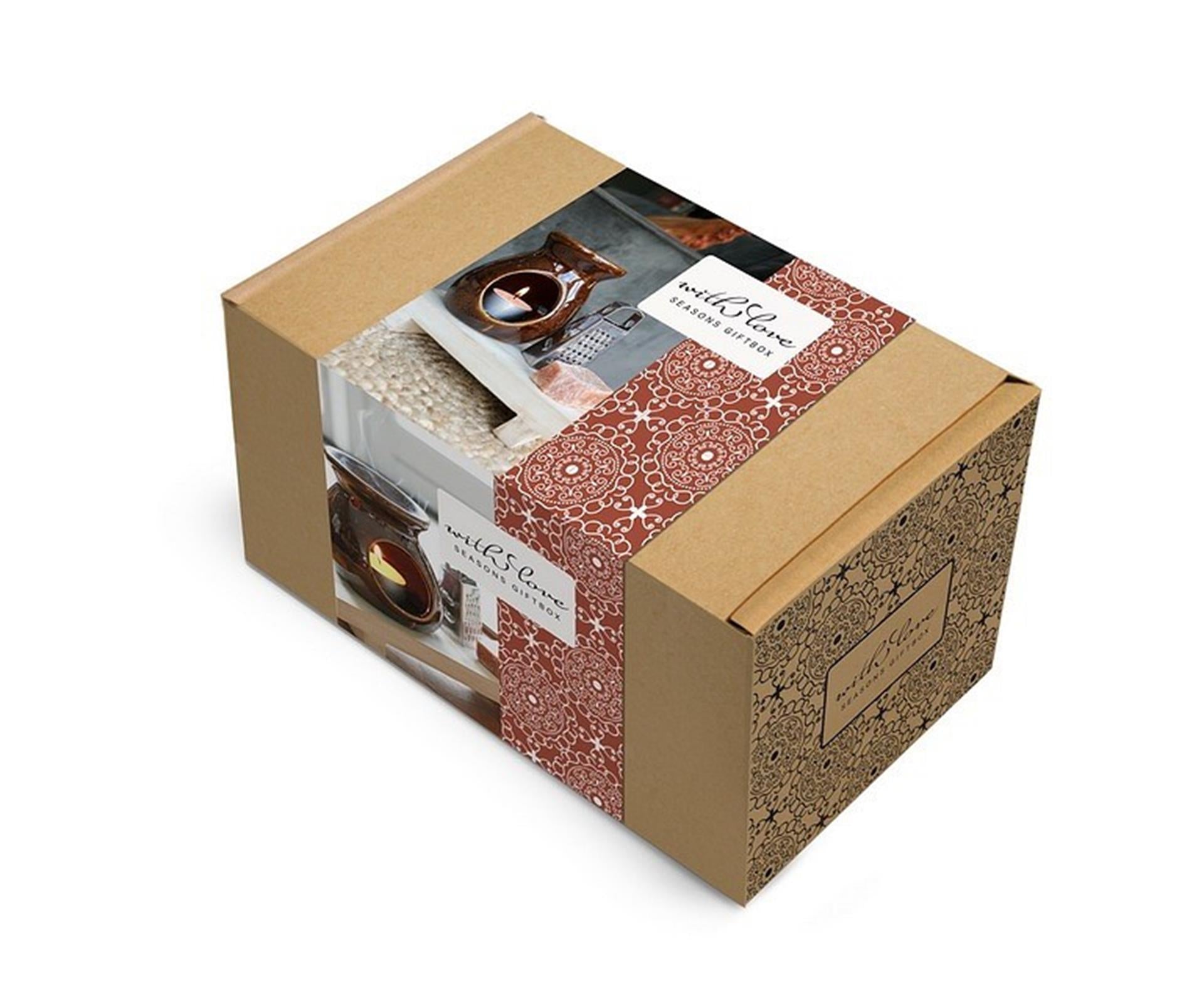 Idées 4 saisons avec amour coffret cadeau ambre du Vésuve