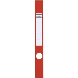 Ordner étiquette de dos durable 60x390mm rouge 10 pièces