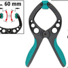 Wolfcraft - pince à ressort pro 60 mm - pince à voile - pince de marché - extra forte - pinces à voile - 3631000