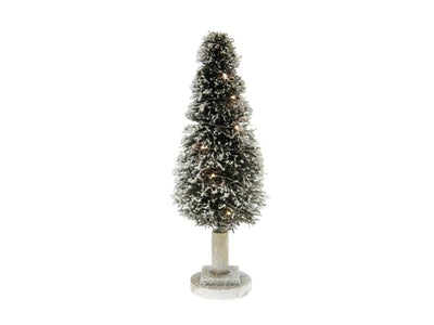 Arbre de collections naturel Dijk avec éclairage rotin ø13x40cm