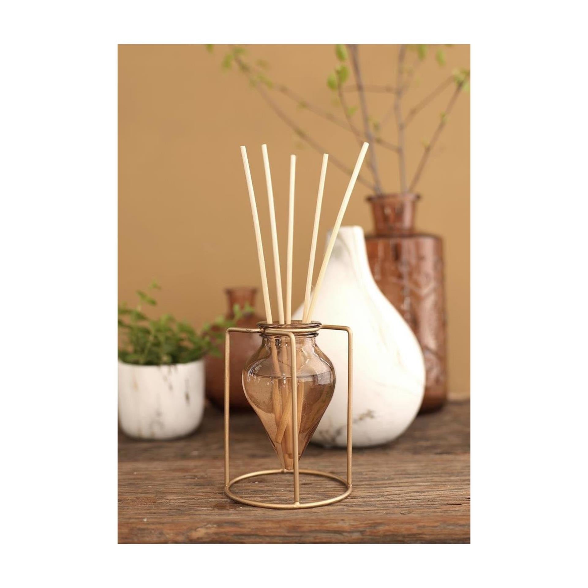 Idées diffuseur 4 saisons brise ambre ø8,5xh22cm