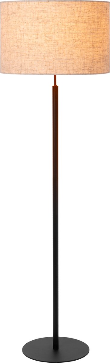 Lucide maya - lampadaire - ø 45 cm - 1xe27 - beige - japandi