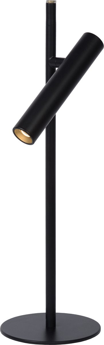 Lucide philon - lampe de bureau - ø 13 cm - LED dimmable - 1x4,5w 3000k - noir