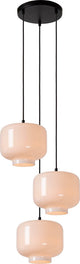 Lucide medine - suspension - ø 46 cm - 3xe27 - opale