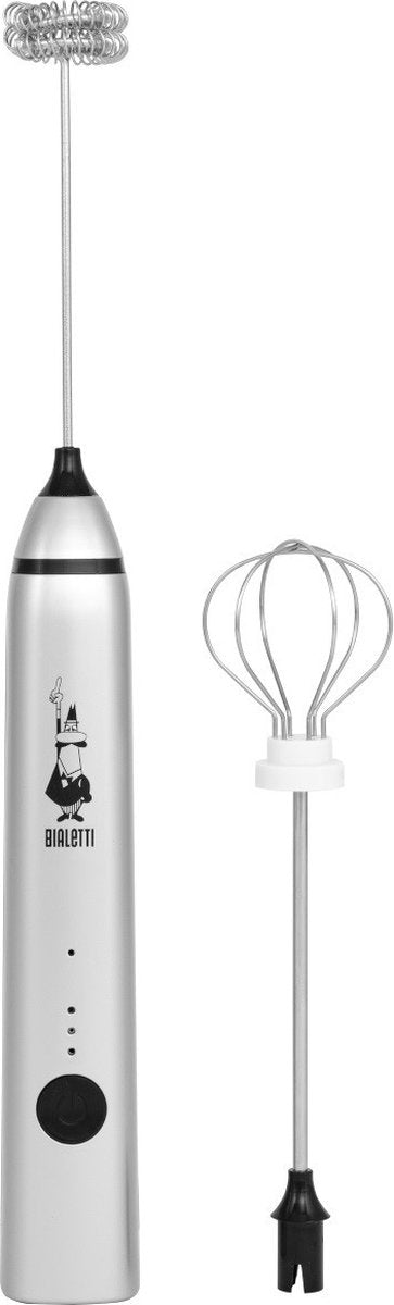 Bialetti - mousseur à lait - pro silver - rechargeable