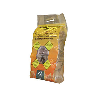 Bois de chauffage séché au four à flamme dorée (8kg)