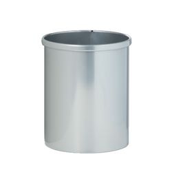 Poubelle vb100100 15ltr 25,5x36cm argent