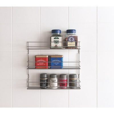 Metaltex Metaltex Space Saver Kitchen pepito Herb Rack 3 étages 36x32x8 cm argent