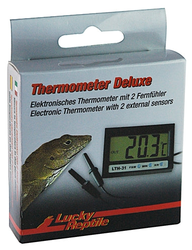 Thermomètre de reptile chanceux Deluxe