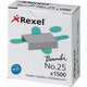 Agrafes rexel 5020 nr25 pack 1500 pièces