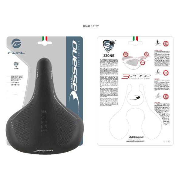 Selle SB Volare Rivale 3Zone City Black