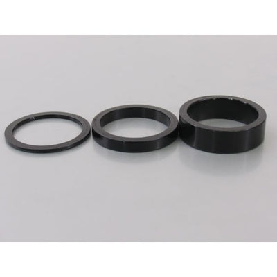 Ergotec Ball Head Spacers Set 1-1 8 (Ø28.6) 3 pièces 2 5 10 mm noir