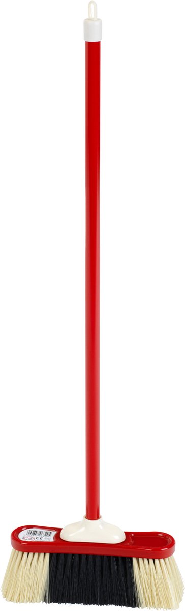 Balai classique Klein Toys Pure Fresh - 18x5,5x61,5 cm - plastique de haute qualité - rouge