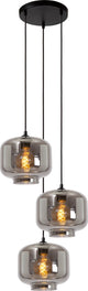 Lucide medine - suspension - ø 46 cm - 3xe27 - fumé