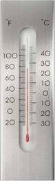 Nature Thermomètre mural Nature 7x1x23 cm Aluminium