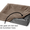 Bia Bed Fleece Hoes Hondmand Taupe