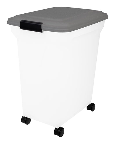 Conteneur de rangement gris transparent à air