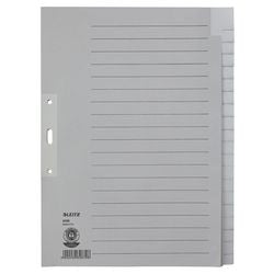 Onglets leitz gris a4 20 onglets